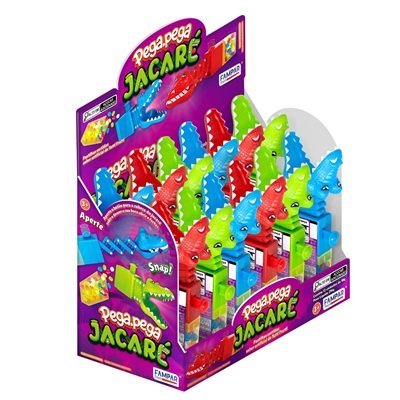 produto: CONFEITO PEGA PEGA JACARE DP C/ 12 UN 