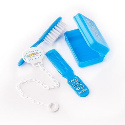 produto: KIT BANHO 302 PLUS PENT. ESC. SAB. E PREND CART C/4UN AZUL CEFISA 