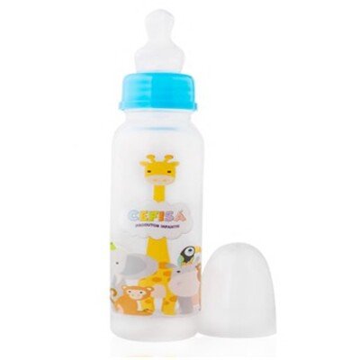 produto: MAMADEIRA 922 SIL. DES. 240ML BICO ASS. AZUL CEFISA 