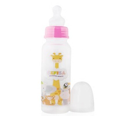 produto: MAMADEIRA 922 SIL. DES. 240ML BICO ASS. ROSA CEFISA 