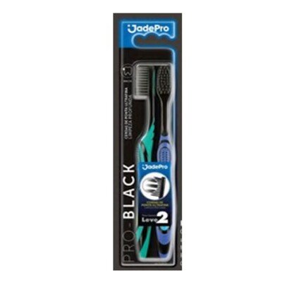 produto: ESCOVA DENTAL 732 PRO BLACK C/2 MACIA JADE 