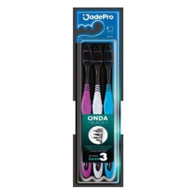 produto: ESCOVA DENTAL 832 ONDA BLACK C/3 MACIA JADE 