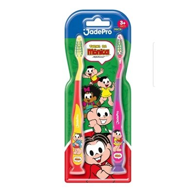 produto: ESCOVA DENTAL 382 TURMA DA MONICA MAC VENTOSA CART. 02 