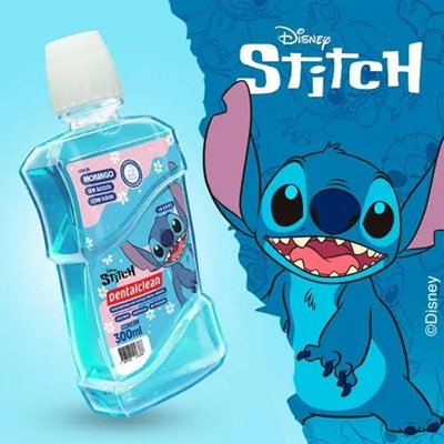 produto: ENXAGUANTE BUCAL INFANTIL STITCH 300 ML DENTALCLEAN 