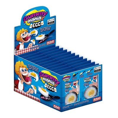 produto: GUMMY MANIA EGG DP C/24 UN 