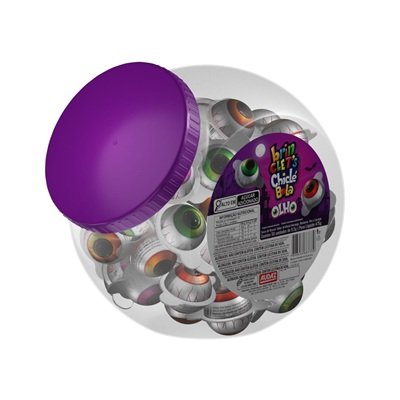 produto: CHICLE BRINCLETS BOLA OLHO POTE C/ 50 UN 
