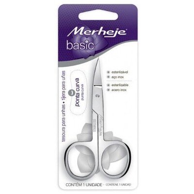produto: TESOURA 3,5 PTA CURVA INOX-910 MERHEJE 