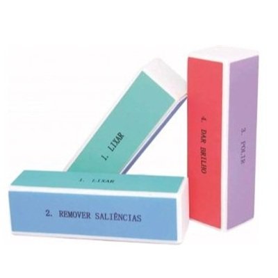 produto: LIXA P/ UNHA BLOCO POLIDOR 4 FACES NOVO VISUAL 